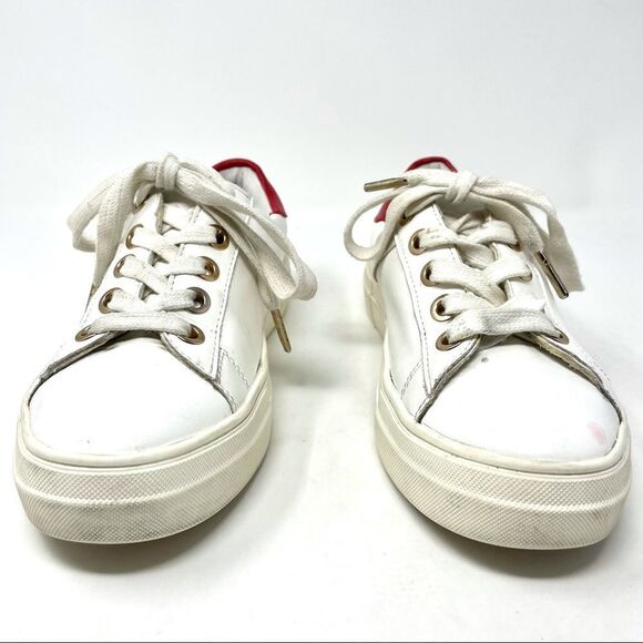 KENDAL + Kylie White Platform Sneakers Size 8 - Picture 3 of 8